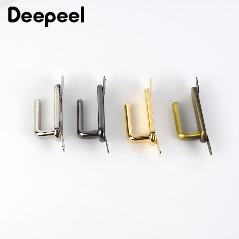 Deepeel5/10pcs Μεταλλικές τσάντες 35mm Πόρπες Μόδα Τσάντα Αψίδα Γέφυρα Κρεμάστρες για Ζώνες Ιμάντας DIY Δερμάτινα χειροτεχνήματα KY547