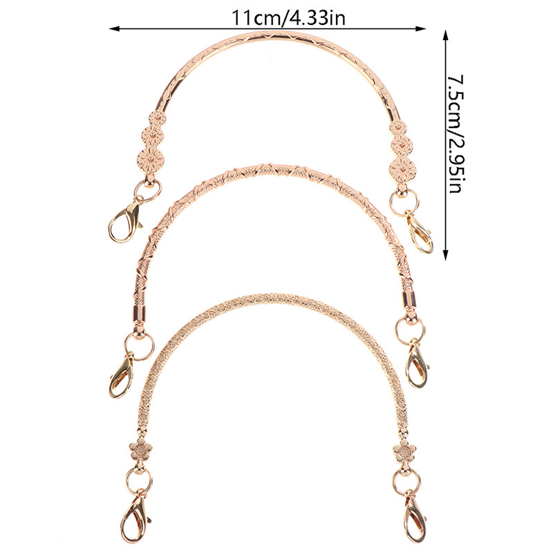 11 cm metallist kotiraam rahakoti jaoks Käekoti käepidemed Sidurikoti tarvikud DIY rahakoti klamber ümmargune metallkoti käepidemed kotid riistvara