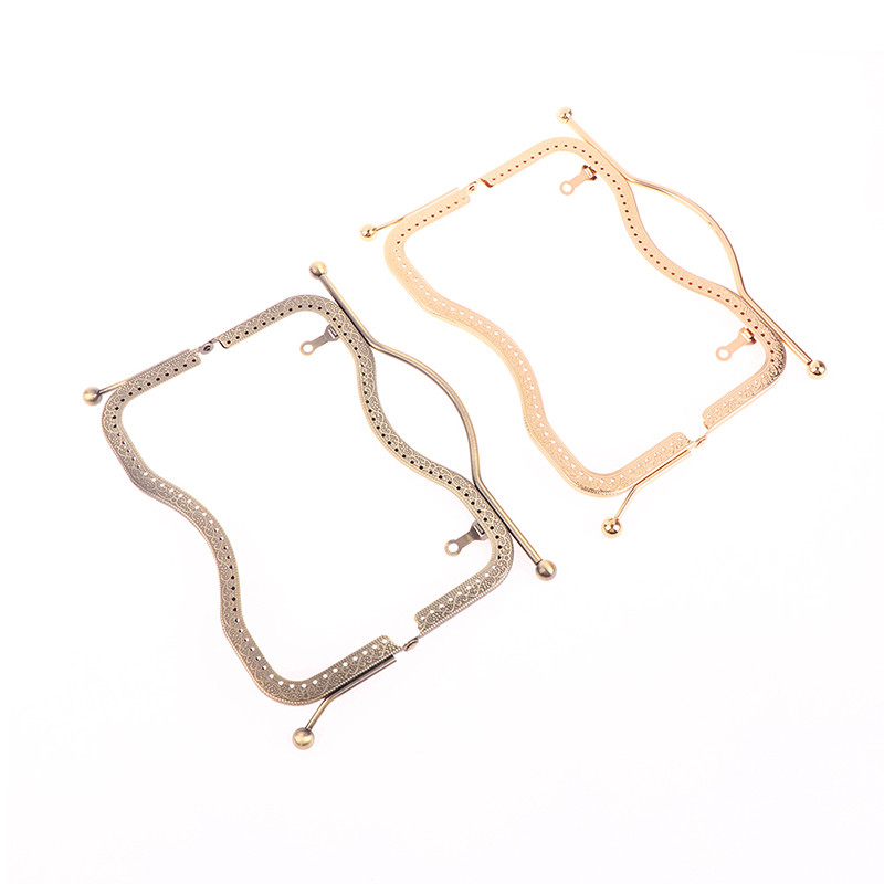 1vnt., 20,5x10,5 cm, madingi moteriški krepšiai, rankena, metalinė, „pasidaryk pats“ monetų rankinė, rankinė, rankinė, užsegimas, užraktas, arkos rėmas, krepšiai, priedai