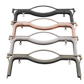 Πορτοφόλι Πορτοφόλι Χειροποίητη τσάντα Σχήμα Big Kiss κούμπωμα Κέρμα ανάγλυφο DIY Quilting Χειροποίητη τσάντα / μπρονζέ Ασημί Χρυσό Μαύρο Τσάντα Axxessories