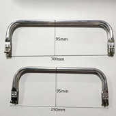 Ezüst fém táska keret pénztárcához hátizsák kézitáska pénztárca keret fém alumínium cső keret Táska fogantyúja tartozékok táskákhoz Alkatrészek