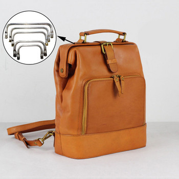 Сребърна метална рамка за чанта за чанта Раница Дамски чанти Рамка за чанта Метална алуминиева тръбна рамка Дръжка за чанта Аксесоари за чанти Части