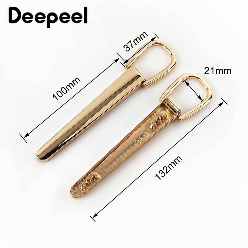 2 vnt. 21*132 mm krepšio rankenos Kabantys sagtys Metaliniai siuvimo laikikliai Piniginė Dekoratyviniai sagčių krepšiai Jungtis „Pasidaryk pats“ aparatūros priedai