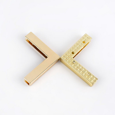 Deepeel 4/10pcs 40mm Protect Corner Bag Πόρπες Μεταλλικά κουμπιά μπορντούρα Αποσκευή τσάντα χειροτεχνίας Δερμάτινη χειροτεχνία Αξεσουάρ υλικού F1-10