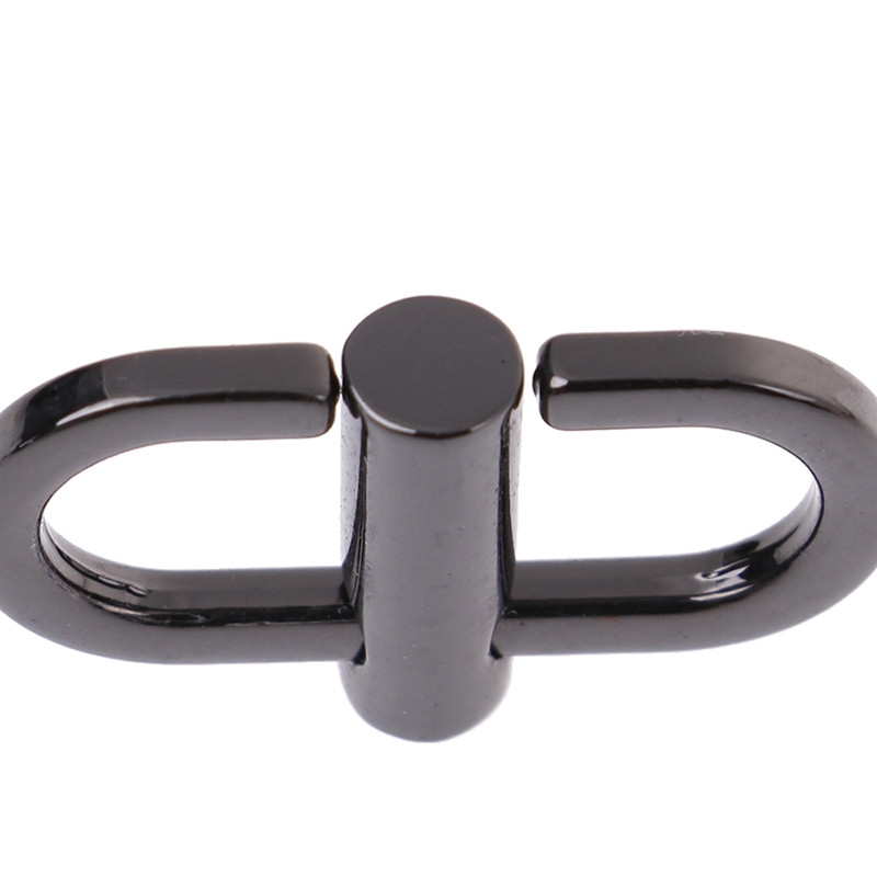 1 poros piniginės krepšio grandinės ilgio reguliuojama sagtis Metalinio krepšio dirželio grandinė, reguliuojama sutrumpinti įrankį, pasukamo žiedo jungtys, sagtys