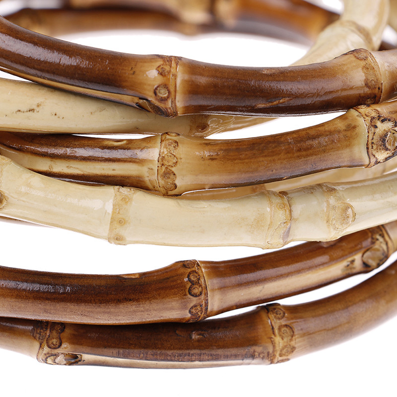 1 x apvali bambukinio maišelio rankena rankų darbo rankinei „pasidaryk pats“ krepšiai Priedai Geros kokybės 15x15cm / 13X13CM 