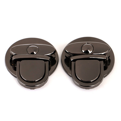 2x metalinis užrakinamas krepšio dėklas Sagtis užsegimas rankinėms Pečių krepšiai Piniginės priedai