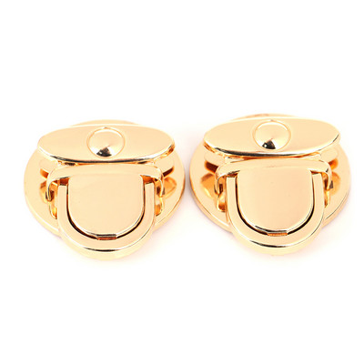 2x metalinis užrakinamas krepšio dėklas Sagtis užsegimas rankinėms Pečių krepšiai Piniginės priedai