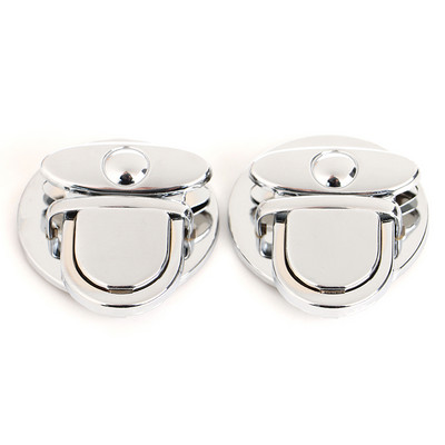 2x metalinis užrakinamas krepšio dėklas Sagtis užsegimas rankinėms Pečių krepšiai Piniginės priedai