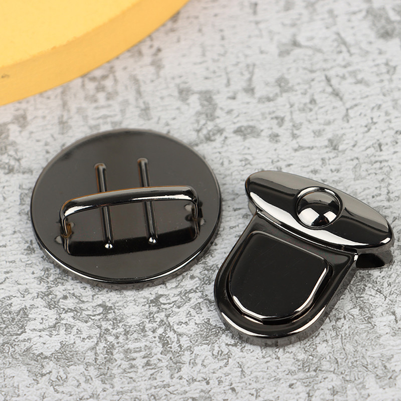 2x metalinis užrakinamas krepšio dėklas Sagtis užsegimas rankinėms Pečių krepšiai Piniginės priedai