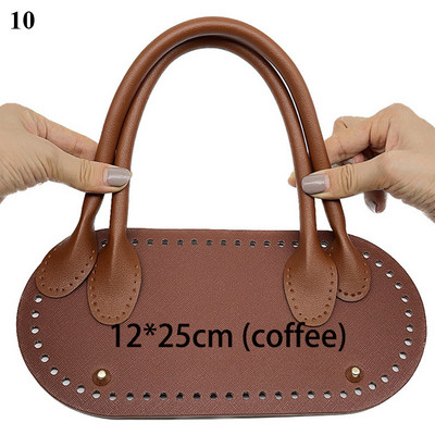 Kézzel készített kézitáska vállpánt üreges szőtt táska készlet vödör táska bőr táska alsó övvel táska fogantyúval barkács kézitáskához