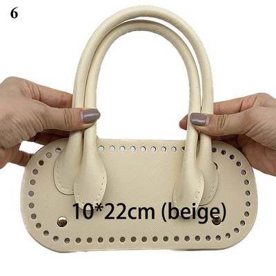 Kézzel készített kézitáska vállpánt üreges szőtt táska készlet vödör táska bőr táska alsó övvel táska fogantyúval barkács kézitáskához