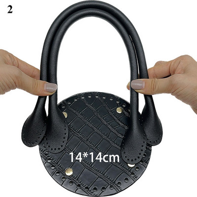 Kézzel készített kézitáska vállpánt üreges szőtt táska készlet vödör táska bőr táska alsó övvel táska fogantyúval barkács kézitáskához