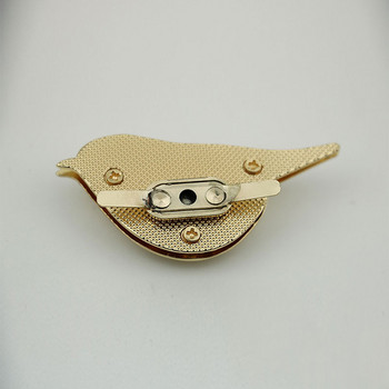 Νέο κούμπωμα σε σχήμα πουλιού Στριφογυριστή κλειδαριά κλειδαριές τσάντα Αξεσουάρ τσάντας Μεταλλικό υλικό για Diy τσάντα τσάντα πορτοφόλι πόρπη κλειδαριά Διακοσμητική