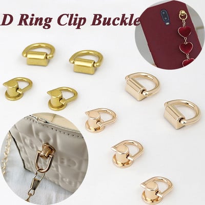 1Pc O D  Ring Bag Side Clip Buckles Screw Handbag Chain Handles Connector Metal Studs Rivets Nail Diy Hardware Accessories