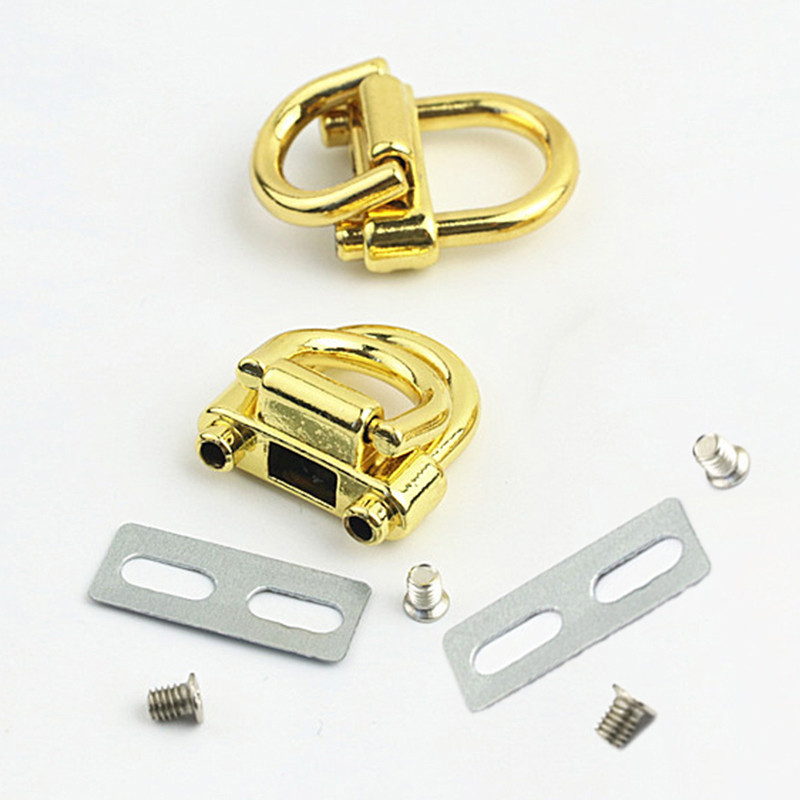 2 buc. Cataramă D, inele duble, geantă, marginea laterală, cataramă pentru agățare, închidere cu clemă metalică, curea pentru geantă, curea, mâner, parte pentru genți de umăr, accesorii