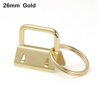 5 db 26/32 mm-es kulcstartó hardver kulcstartókkal táskacsuklókhoz, szövetszalaggal dombornyomott karkötő kulcstartó készítés