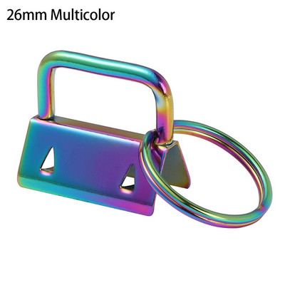 5 db 26/32 mm-es kulcstartó hardver kulcstartókkal táskacsuklókhoz, szövetszalaggal dombornyomott karkötő kulcstartó készítés