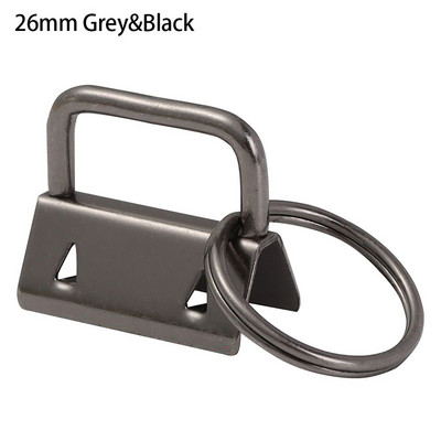 5 db 26/32 mm-es kulcstartó hardver kulcstartókkal táskacsuklókhoz, szövetszalaggal dombornyomott karkötő kulcstartó készítés