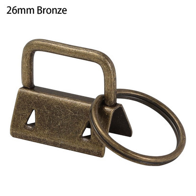 5 db 26/32 mm-es kulcstartó hardver kulcstartókkal táskacsuklókhoz, szövetszalaggal dombornyomott karkötő kulcstartó készítés