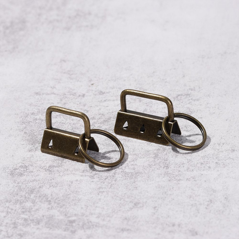 5 db 26/32 mm-es kulcstartó hardver kulcstartókkal táskacsuklókhoz, szövetszalaggal dombornyomott karkötő kulcstartó készítés