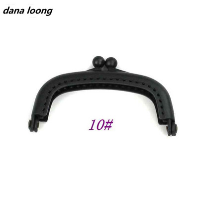 1 gabalas 8,5 CM saldainių spalvos lanko dervos plastikinis piniginės rėmas su skylute, bučinio užsegimu, užraktu pasidaryk pats, krepšio priedai