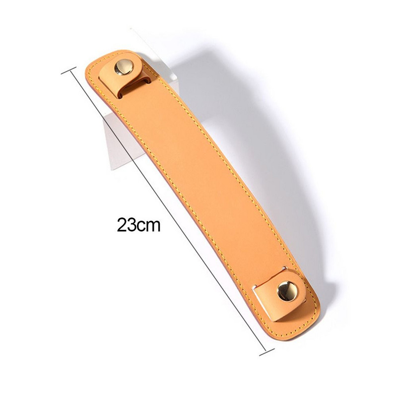 Naujas krepšio dirželis dekompresinis pečių pagalvėlės Rankenos tvirtinimo segtukas Krepšelio priedai Platus PU odinis krepšio dirželis pečių atrama