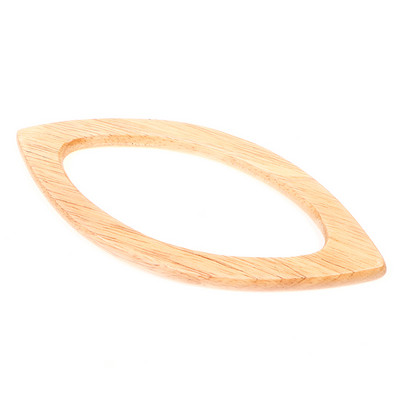 Masyvaus medžio maišelio rankenos keitimas „Pasidaryk pats“ nešiojimo krepšio rankenos krepšys Klasikinis dirželis, skirtas siūti nėrimo krepšys Piniginė Medinis krepšys Masyvaus medžio rankena