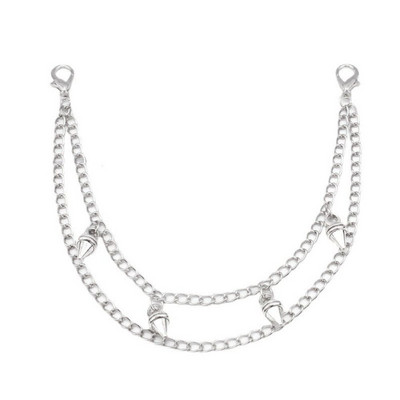 Išskirtinis dvigubo sluoksnio krepšio grandinės pakeitimo krepšio dirželis Vintage telefono dirželis Metalinis krepšio dirželis „pasidaryk pats“ rankinės priedai Krepšelio grandinė