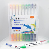 Μαρκαδόρος 18 Χρωμάτων Δικέφαλος Μαρκαδόρος για Art Anime Χρωματισμός και Ζωγραφική Πακέτο Μαρκαδόρων τέχνης