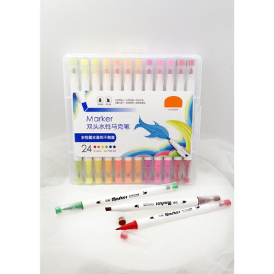 Μαρκαδόρος 18 Χρωμάτων Δικέφαλος Μαρκαδόρος για Art Anime Χρωματισμός και Ζωγραφική Πακέτο Μαρκαδόρων τέχνης