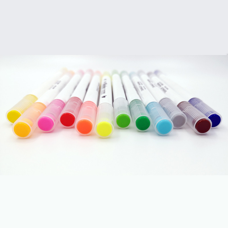 Μαρκαδόρος 18 Χρωμάτων Δικέφαλος Μαρκαδόρος για Art Anime Χρωματισμός και Ζωγραφική Πακέτο Μαρκαδόρων τέχνης