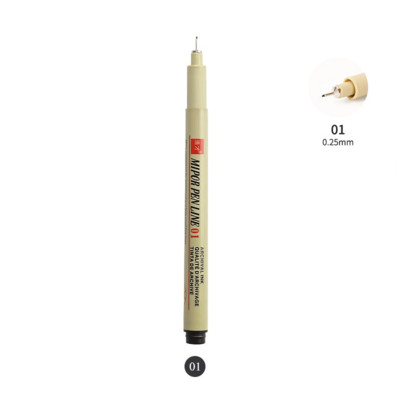 1/ 3 buc Pigment Liner Micron Pen Neelde Desen Manga Pen Penie Perie Art Markers Waterproof Fineliner Schiță Pen Papetărie