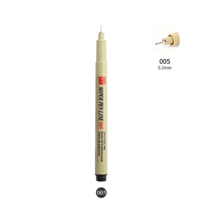 1/ 3 buc Pigment Liner Micron Pen Neelde Desen Manga Pen Penie Perie Art Markers Waterproof Fineliner Schiță Pen Papetărie