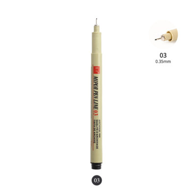 1/ 3 buc Pigment Liner Micron Pen Neelde Desen Manga Pen Penie Perie Art Markers Waterproof Fineliner Schiță Pen Papetărie
