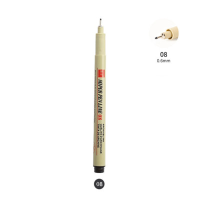 1/ 3 buc Pigment Liner Micron Pen Neelde Desen Manga Pen Penie Perie Art Markers Waterproof Fineliner Schiță Pen Papetărie