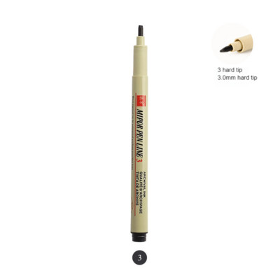 1/ 3 buc Pigment Liner Micron Pen Neelde Desen Manga Pen Penie Perie Art Markers Waterproof Fineliner Schiță Pen Papetărie