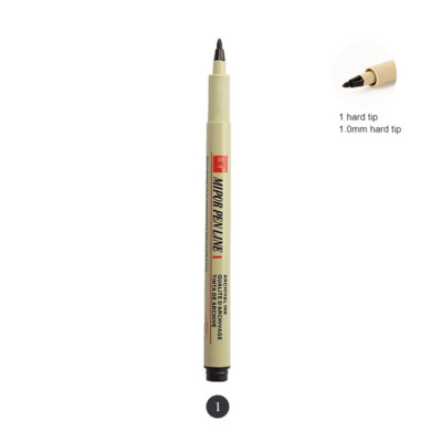 1/ 3 buc Pigment Liner Micron Pen Neelde Desen Manga Pen Penie Perie Art Markers Waterproof Fineliner Schiță Pen Papetărie
