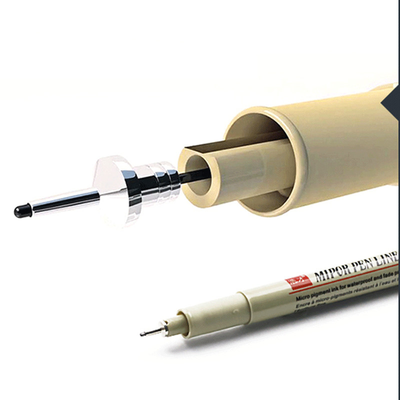 1/ 3 buc Pigment Liner Micron Pen Neelde Desen Manga Pen Penie Perie Art Markers Waterproof Fineliner Schiță Pen Papetărie