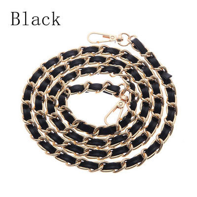 Zamjenski remen za torbu s bakrenim lancem Nosite kožne trake Visokokvalitetna koža + metalni lanac za torbu Ženska naramenica 120 cm