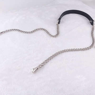 120cm Naujas Krepšys Metalinė grandinėlė PU Odiniai Krepšiai Diržai pasidaryk pats rankinės rankenos pečių dirželiai Priedai Keičiami krepšiai Rankenos