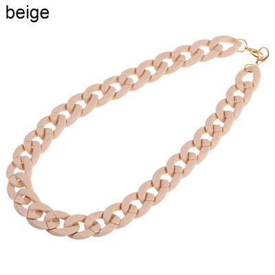 Akrilo maišelio grandinės krepšio dirželis Keičiamas išimamas krepšio priedai Spalvinga moteriška derva krepšio grandinėlė