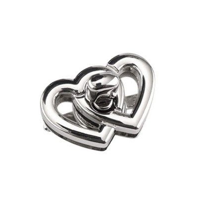 1 kom. Metalne kopče za zatvaranje u obliku srca Kopča za zatvaranje od kože Ženska torba Torbica Ručna torbica Zatvaranje na rame DIY dodaci