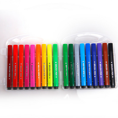 12/18/24/36/ Spalvos Meninis žymeklis piešimo rinkinys Spalvotas vaikų piešimas Akvareliniai rašikliai Saugus Netoksiškas skalbimas vandeniu Graffiti