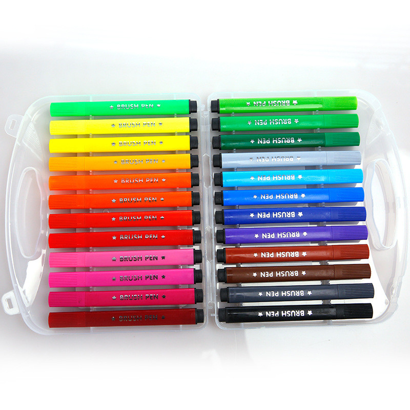 12/18/24/36/ Spalvos Meninis žymeklis piešimo rinkinys Spalvotas vaikų piešimas Akvareliniai rašikliai Saugus Netoksiškas skalbimas vandeniu Graffiti