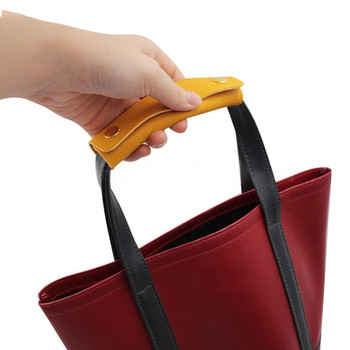 2 τμχ PU Δερμάτινη τσάντα λουράκι ώμου Καροτσάκι Αντιεγκεφαλικό κάλυμμα Λαβή αποσκευών Περιτυλίγματος λαβή τσάντας Προστατευτική λαβή βαλίτσας αποσκευών