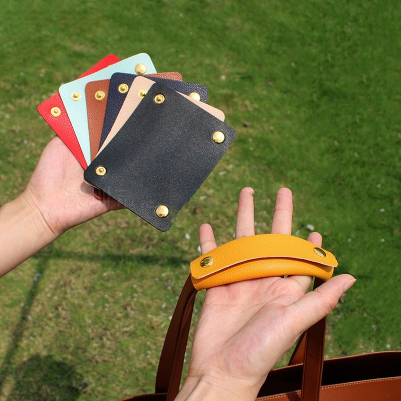 2 vnt PU odinis krepšys, peties dirželis, vežimėlis, apsaugantis nuo smūgių, bagažo rankena, apvyniojama krepšio rankena, apsauginė bagažo lagamino rankena