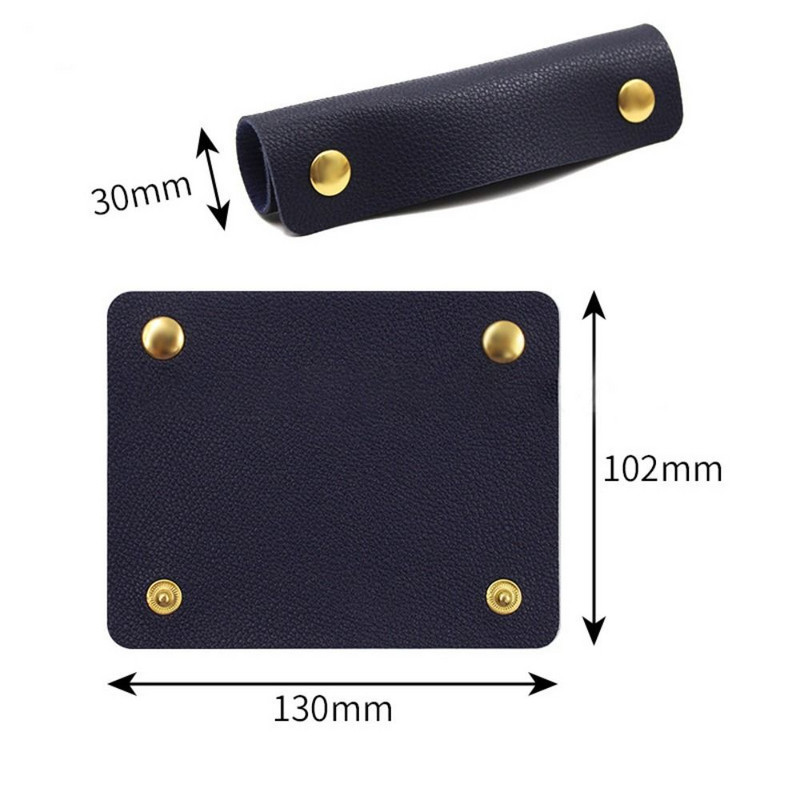 2 vnt PU odinis krepšys, peties dirželis, vežimėlis, apsaugantis nuo smūgių, bagažo rankena, apvyniojama krepšio rankena, apsauginė bagažo lagamino rankena