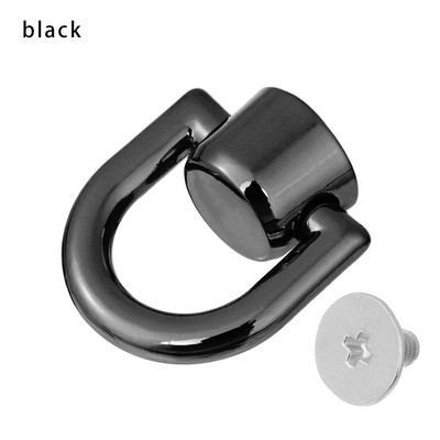 1vnt Metalinis krepšys Kniedės Nagų sagties smeigtukai Mygtukas Rankinės diržo kabykla Oda rankdarbių bagažo krepšio sagties žnyplės užsegamas aparatūros priedas