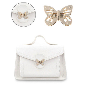 Μεταλλική τσάντα πεταλούδας Turn Lock Twist Lock κούμπωμα για γυναικεία τσάντα χειροτεχνίας Τσάντα ώμου Τσάντα τσάντα DIY Αξεσουάρ υλικού